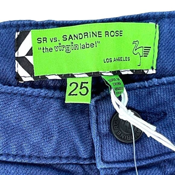 Sandrine Rose By Free People Women's College Blue Jeans Size 25 NWT - Luxury 🌟 - Picture 6 of 14